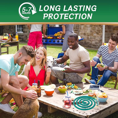 30Pack Mosquito Repellent Coils - Mosquito Repellent Outdoor Patio with 5-7 Hour Protection Covers 12ft, Mosquito Bits Safe & Effective for Yard, Patio, Camping, Garden, Deck & BBQ Areas