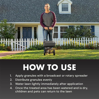 Spectracide Triazicide Insect Killer For Lawns, 10 Pounds, Granules Kill Listed Lawn-Damaging Insects, 4 Pack