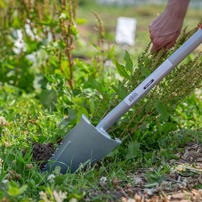 32" Mini Root Assassin Garden Shovel/Saw - THE Original & Best Award Winning Combo Gardening Spade Tool, Yard, Root, Stump, Tree Removal, Landscaping, Trimming Specialized Digging (32" Shovel/Saw)