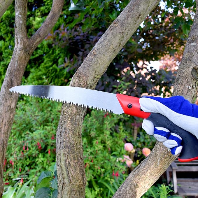 Spear & Jackson 4938PS 9inch Fixed Blade Pruning Saw, silver