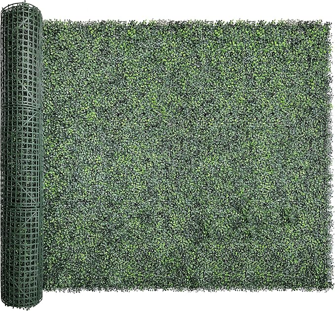 Bybeton 60"x120"(50sqft) Ultra-Dense Boxwood UV Privacy Fence | Ultra-Dense 50sqft Zero-Gap Privacy. UV-Proof & Odorless. Easy DIY Snap-Together. For Fence, Balcony & Garden.