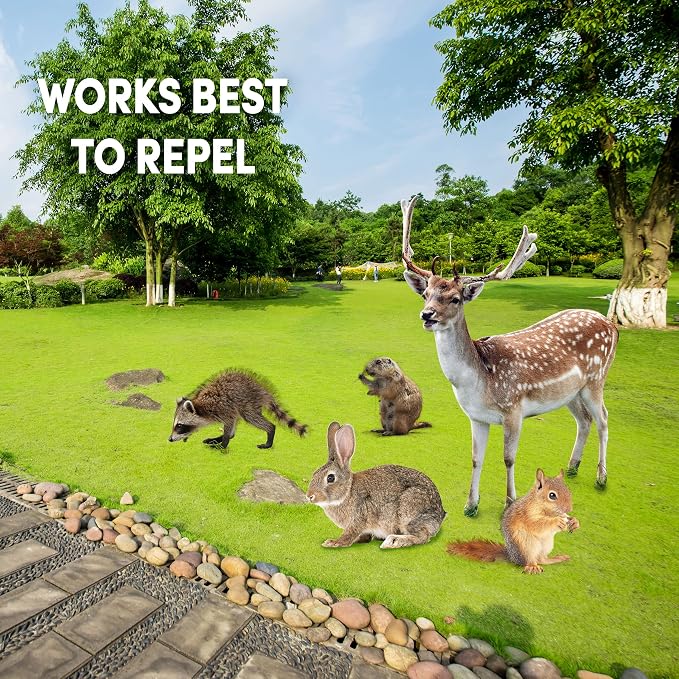 Deer Repellent Systemic Granules 3 lb – Long-Lasting Animal Repellent for Lawn, Garden & Landscape – Ready-to-Use Granular Formula