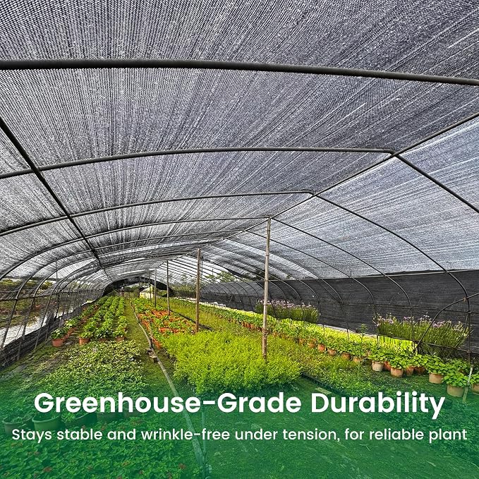 Shade Cloth, 20FT X 30FT 40% Black Outdoor Woven Sun Shade with Grommets, Durable Breathable Netting Shading Antifreezing for Patio, Garden, DIY Home, Plants Cover, Greenhouse, Dog Kennel