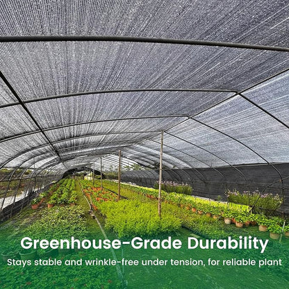 Shade Cloth, 20FT X 30FT 40% Black Outdoor Woven Sun Shade with Grommets, Durable Breathable Netting Shading Antifreezing for Patio, Garden, DIY Home, Plants Cover, Greenhouse, Dog Kennel