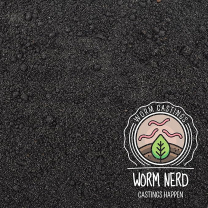 Arcadia Garden Products Worm Nerd Worm Castings, Natural Soil Additive for Lawns, Gardening and Potted Plants, 6 Quarts, Black (WN06)