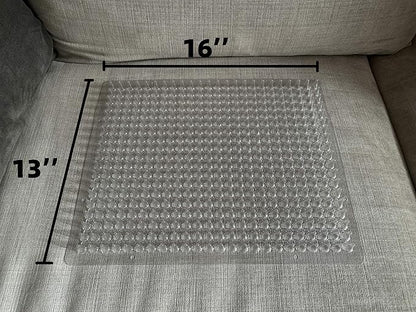 8 Pack Cat Repellent Outdoor/Indoor Scat Mat for Cats&Dogs, Keep Away Pest Plastic Mats with Spikes,16 x 13 Inches