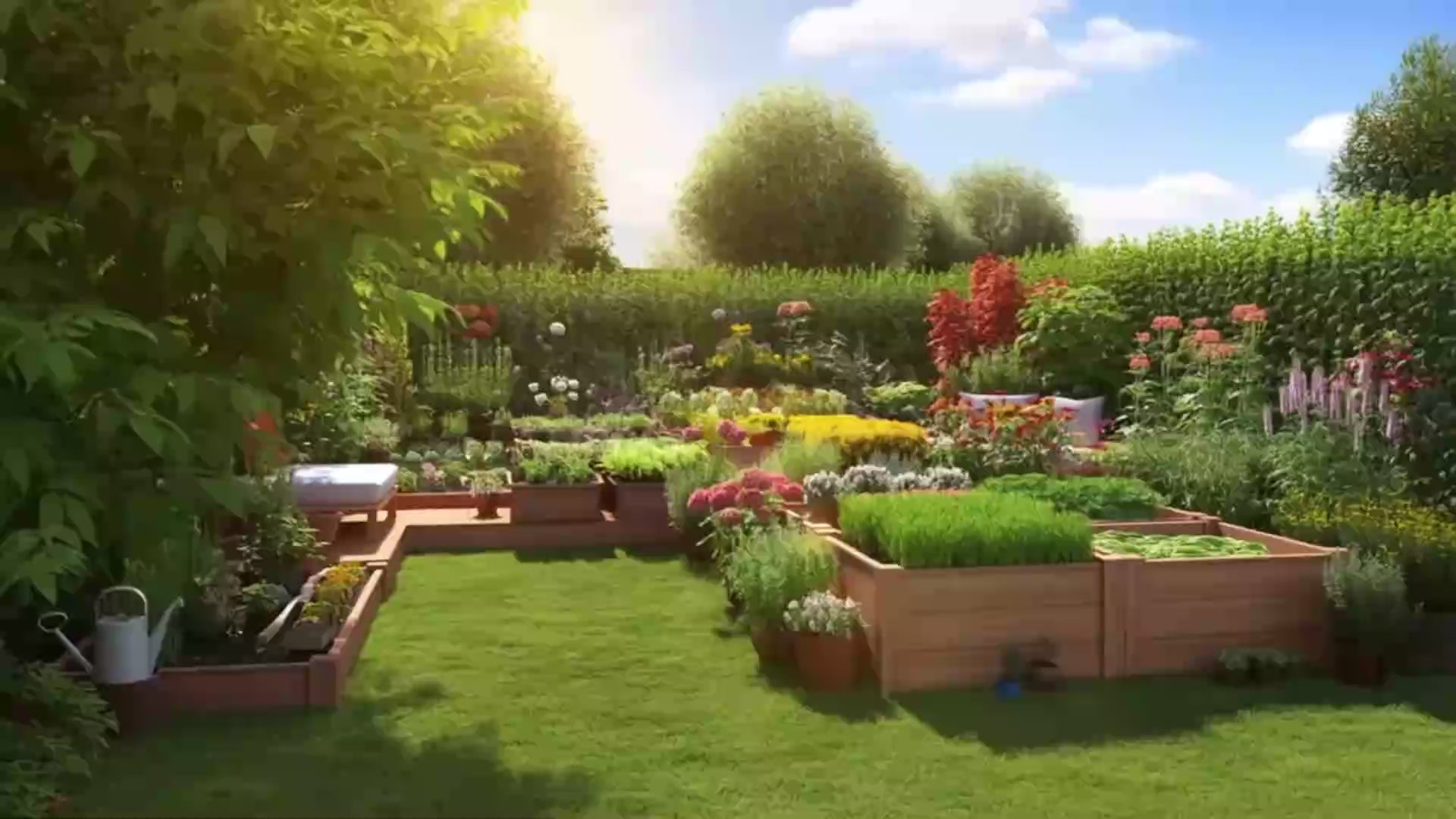 Load video: Backyard Vegetable Gardening